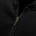 thumbnail image 7 of Generic Men's Baseball Jackets Color Block Zip Up Long Sleeve Stand Collar Sweatshirt Fashion Spring Fall Trendy Coat, 7 of 7