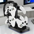 thumbnail image 4 of Game Controller Charging Station & Headset Holder - Compatible With Nintendo Switch 2/PS5/Xbox Series - Storage Rack, 4 of 6