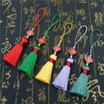 thumbnail image 3 of U8MO 5pcs 5cm Tassel Trim Craft Chinese knot Tassels Pendant for bookmark HanFu-Pink-5pcs, 3 of 9