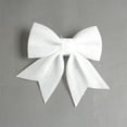 thumbnail image 6 of JWshufel Christmas Bow Decor with Glitter for Festive Ambiance Indoor and Outdoor Use Suitable for Trees Gifts And Ornaments Pearl Design 7.9x6.7in White, 6 of 6