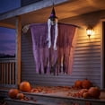 thumbnail image 5 of Gallickan Halloween Decoration Scene Setting Props, Spooky Hanging Witch Pendant, Plastic, Purple, 1pc, 5 of 7