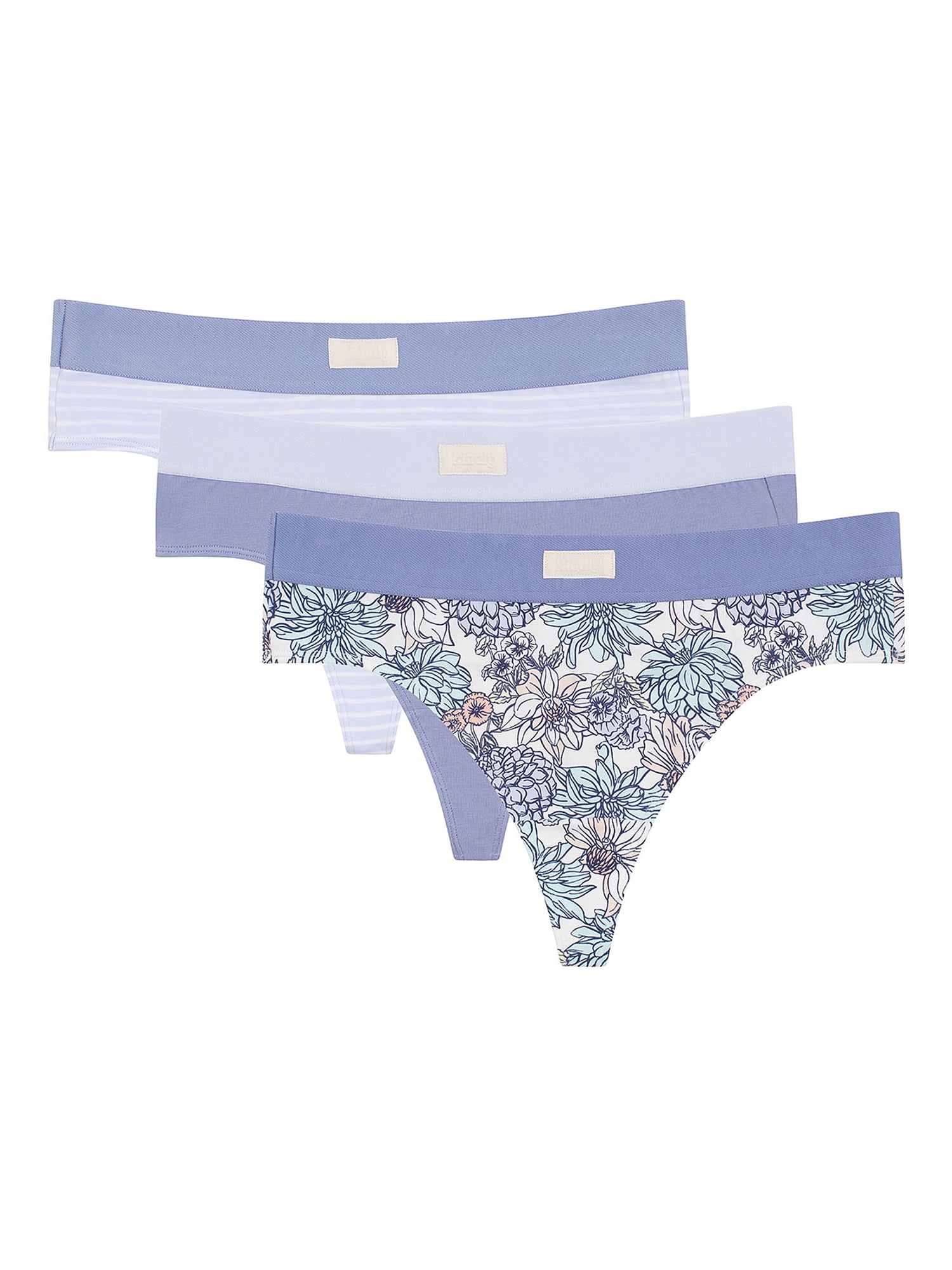 3-Pack Sustainable BCI Cotton Thong Panties for Brunei Ubuy