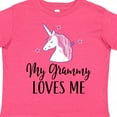 thumbnail image 4 of Inktastic Grammy Loves Me Unicorn Girls Girls Toddler T-Shirt, 4 of 5