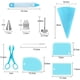 thumbnail image 2 of Kit para decorar tartas, puntas de acero inoxidable para la creatividad, mangas pasteleras con agarre texturizado para un mejor control, tu mejor juego de accesorios para repostería, 2 of 5