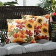 thumbnail image 4 of Greendale Home Fashions Marisol 17 in. Square Outdoor Throw Pillow (2-Pack), 4 of 5