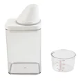 thumbnail image 2 of Plastic Laundry Washing Up Powder Container Soap Detergents Storage Box With Lid Laundry Powder Detergent Dispenser Container 1100ml, 2 of 6