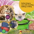 thumbnail image 6 of DOGGYLOVE Collapsible Dog Bowls – Portable Travel Dog Bowls – 34oz Food and Water Bowls for Dogs –with Carabineer Clip for Outdoors, 6 of 7