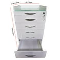 thumbnail image 3 of INTSUPERMAI Mobile Storage Cabinet 5 Drawers A3 File Cabinet for Clinic, 3 of 8