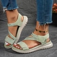 thumbnail image 3 of Dakaela Women's Walking Sandals Strappy Summer Hiking Sport Shoes Athletic Workout Gym Slip on Sneakers with Arch Support Size 7.5, 3 of 8
