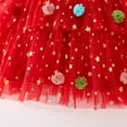 thumbnail image 6 of LNMQLPDBS Little Girls Christmas Dress Christmas Toddler Girls Size 14 Christmas Christening Dresses for Baby Girl Velvet Long Sleeve Dress 3t Dress, Red 1-2 Years, 6 of 6