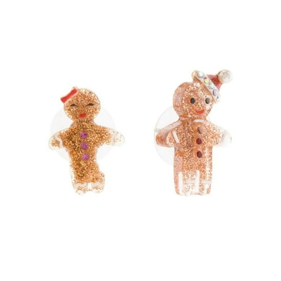 Betsey Johnson Christmas Earrings Gingerbread Stud Earrings