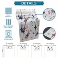 thumbnail image 6 of Red Blue Diamond Table Runner 70 Inches Long Farmhouse Dress Scarves, Modern Geometric Middle Century White Dining Tablerunner for Coffee Table/Kitchen Island/Party Décor, 13" x 70", 6 of 8
