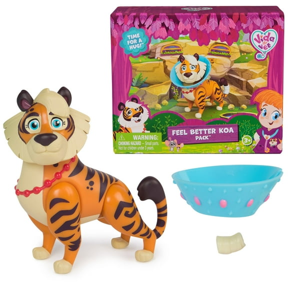 Vida the Vet, Feel Better Koa Pack with Koa Figure and Accessories, for Kids 3 