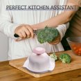 thumbnail image 3 of WHAMVOX 2Pcs Finger Guard Kitchen Tool Food Slicer Finger Guard Plastic Cut Vegetables Dining Room, 3 of 8