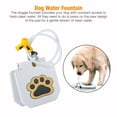 thumbnail image 4 of Outdoor Dog Pet Water Fountain Step On Brass Valve Dispenser System Clean Fresh, 4 of 8