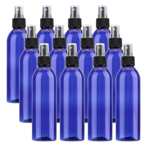 Botellas de aerosol Tosnail de plástico de 250 ml, paquete de 12 con pulverizador