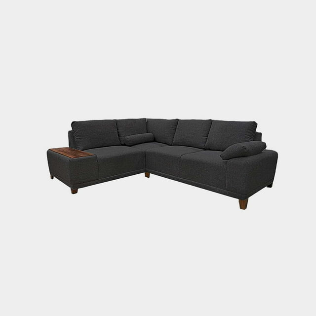 Sala Esquina Acord Normal Curri Black - DC Inlab Muebles Modelo D