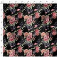 thumbnail image 4 of Soimoi Rayon Fabric Leaves & Peony Floral Print Fabric by Yard 42 Inch Wide, 4 of 5