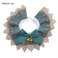 thumbnail image 6 of Zhaomeidaxi Pet Dog Bandana Washable Lace Bibs Scarf, Bowknot Bells Dog Kerchief for Small to Large Dogs and Cats, 6 of 7