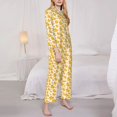 thumbnail image 3 of Balery yellow rubber ducks Conjunto de Pijama con Estampado para Mujer, Conjunto de Dos Piezas con Manga Larga, Ropa de Dormir Suave con Bolsillos, Pijamas Cómodos-Medium, 3 of 7