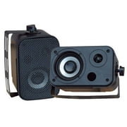 Pyle-Home Pdwr30b 3.5-Inch Indoor, Outdoor Waterproof Speakers (Black)