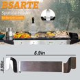 thumbnail image 2 of 2Pcs New Stainless Steel BBQ Spatula Rack, Griddle Spatula Holder Barbecue Tool Hold Rack Griddle Accessories Barbecue Spatula Rack, 2 of 6