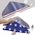 thumbnail image 2 of Anley Vinyl Memorial Flag Display Bag with Zipper - Easy Storage and Lightweight - American Veteran USA 5' x9.5' Folded Flags Plastic Bags, 2 of 7