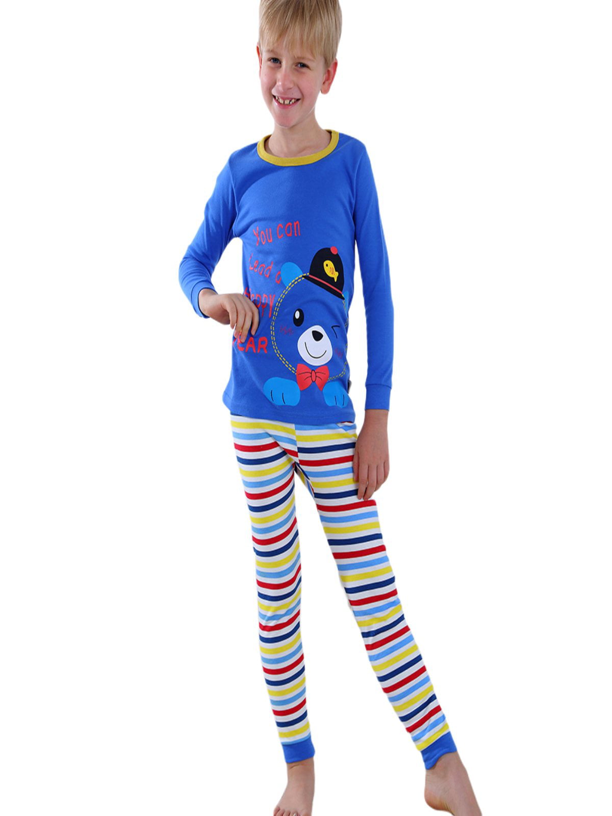 Details about   Baby Kids Toddler Boys Cartoon Top Pants Pajamas Sleepwear Nightwear Clothes Set 