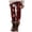 Brick Red, variant on zaveiop Christmas Leggings for Women High Waisted Athletic Seamless Leggings Soft Stretchy Xmas Tree Printed Gym Yoga Pants (Grey, S)