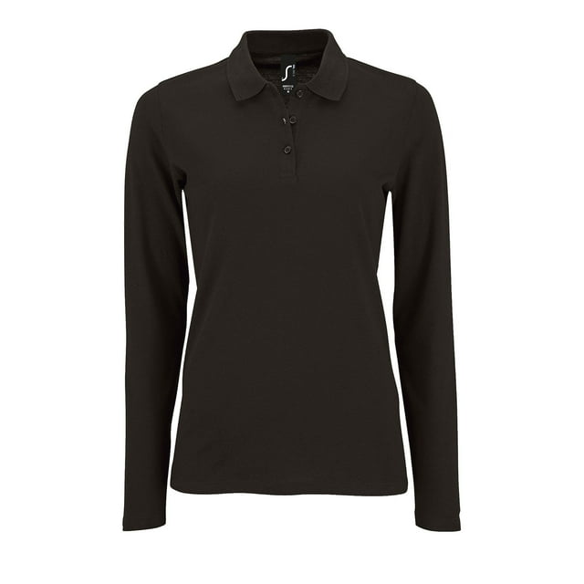 Sol's Polo Piqué à Manches Longues Parfait pour Femmes