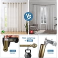 thumbnail image 6 of Urbanest Adjustable Single Curtain Rod Set Artichoke Finials – 1 - Inch Diameter, With Renaissance Gold Rod, 84–120 Inches, 6 of 6