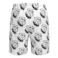 thumbnail image 6 of Naloa Cool Dog Men's Beach Shorts, Surfing shorts, Swim trunks, Quick Dry Swim Trunks for Surfing Beach Fun - Small, 6 of 9
