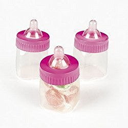 Pink Baby Bottle Container (3 dozen) - Bulk