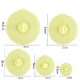 thumbnail image 3 of Food Grade Silicone Suction Lids Wrap Multi Sizes Fresh keeping cover Cups Bowls Pans Containers Vacuum Food Fresh Keeping Cover, 3 of 8