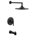 thumbnail image 3 of Moen UTS32003BL Arris M-CORE 3-Series 1-Handle Tub and Shower Trim Kit in Matte Black, 3 of 3