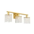 thumbnail image 5 of Phineas 3 light Brass and Clear Crystals wall sconce, 5 of 7