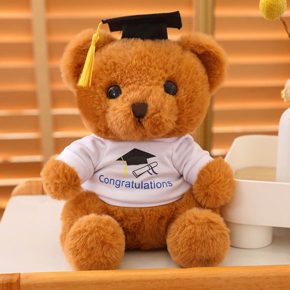 Dvkptbk Graduation Bear，Graduation Bear Doll Hat Bear Doll Plush Toy Graduation Commemorative Gift