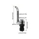 thumbnail image 5 of Sidaley 1 Juego de grifos plegables de acero inoxidable de 360 ​​grados, grifos de agua de fácil instalación, componentes de yate, grifo de cocina Accesorios para vehículos recreativos Sidaley VI014992-00B, 5 of 6