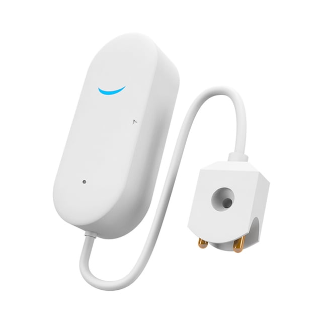 Matsuzay Alarma de fuga de agua WiFi Sensor de desbordamiento inteligente Hogar Cocina Detector de fugas de agua Suministros de seguridad para Electrónica