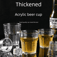 thumbnail image 5 of Copa octogonal KTV bar comercial anti-caída transparente PC vidrio plástico pequeño vidrio acrílico cerveza taza, 5 of 5
