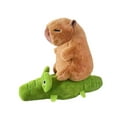 thumbnail image 4 of Peluche de capibara de dibujos animados, suave, para adultos, niños y niñas. Altura 45cm, 4 of 9