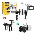 thumbnail image 1 of The Off Bits Construye tu propio robot animal Juguetes educativos de construcción de tallos para niños de 6 7 8 9 años Zebra Robot Stem Toys Kit de ingeniería Juguetes de construcción Regalo de vapor, 1 of 5