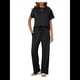 thumbnail image 1 of Traje Deportivo Informal de Dos Piezas para Mujer, Ropa Deportiva de Viaje, Corta y Pierna . Traje Negro XL, 1 of 7