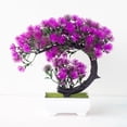 thumbnail image 4 of Visland Fake Bonsai Tree Potted,Artificial Bonsai Tree with Cement Pot, Home and Office Decor, Table, Desk, Gift, 4 of 8