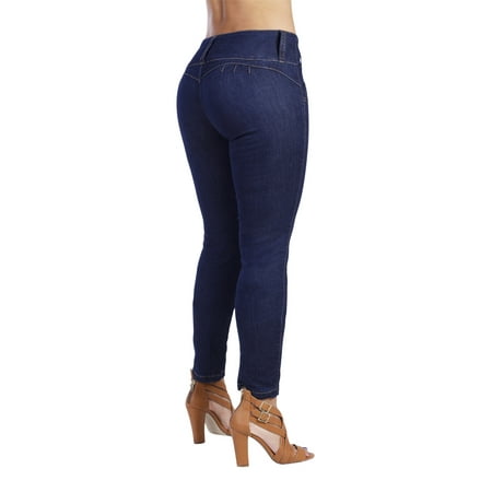 Curvify 764 Women's Butt-Lifting Skinny Jeans | High-Rise Waist ...