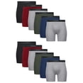 thumbnail image 1 of Calzoncillos bóxer para hombre Hanes de algodón paquete de 12, 1 of 7