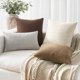 thumbnail image 3 of Fundas de almohada decorativas MIULEE, 2 unidades, chenilla, 46 x 46 cm, color blanco, 3 of 6