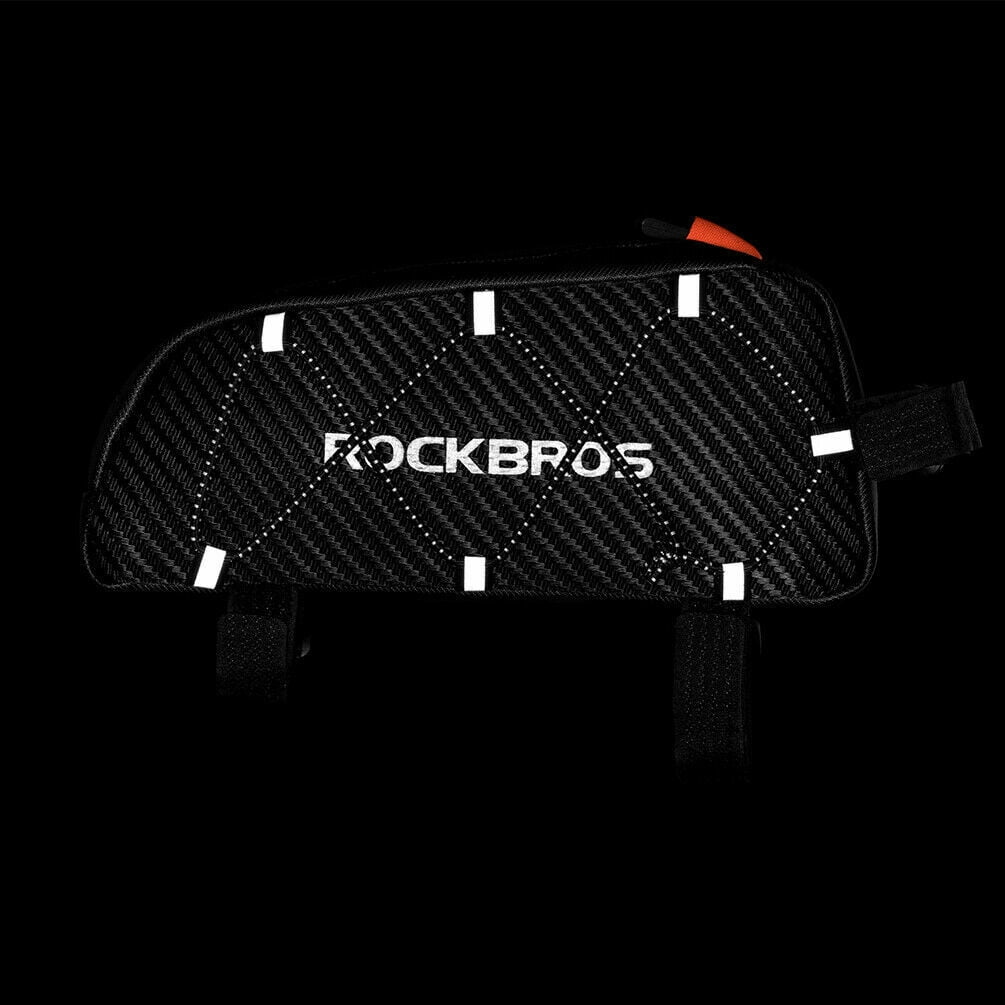 ROCKBROS Bike Bag Top Tube Bag 1L Bicycle Front Frame Bag Top Tube Bag  Pouch Compatible with iPhone 11 Pro Max/XR/XS Max 7/8 Plus 