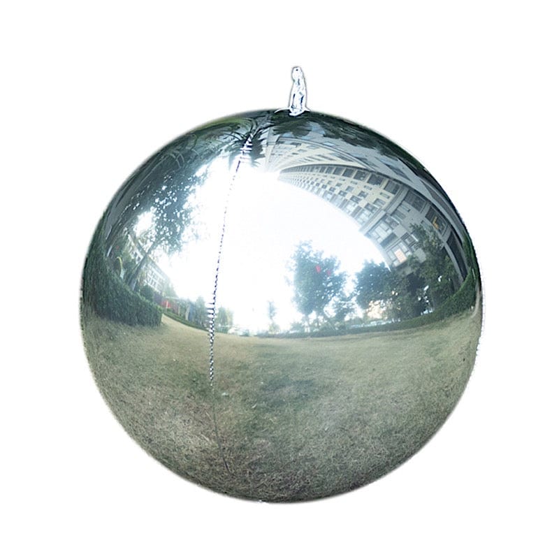 BalsaCircle 4 Pieces Large Round 39" Metallic Silver Mylar Foil Plain Balloons Wedding Party Decorations