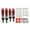 Red, variant on OVTSC RC Shock Absorber Set Professional Aluminum Alloy Front & Rear RC Car Shocks Suspension Parts For 1/10 Senton Granite Typhon (3.9 inches / 100 mm) - Black